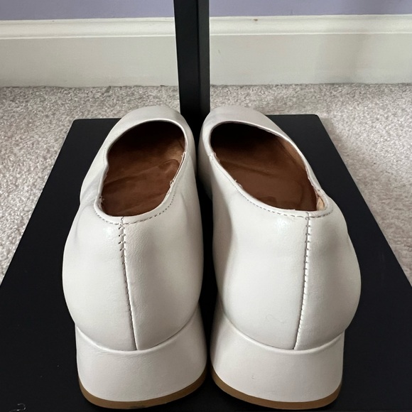 Sofft White Block Heel Loafers - Picture 8 of 8